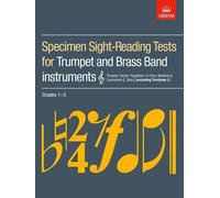 Specimen Sight-Reading Tests for Trombone, Treble and Bass Clef, Grades 1-5 (ABRSM Sight-reading) by ABRSM (5-Oct-1995) Sheet music