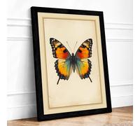 Specimen Study Botanical Framed Wall Art Print A1 (84.1×59.4cm) Black, Wall Decor for Living Room, Bedroom, Office & Home, Ready to Hang, Art Gift