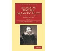 Specimens of English Dramatic Poets: Who Lived About The Time Of Shakespeare: Volume 2 (Cambridge Library Collection - Shakespeare and Renaissance Drama)