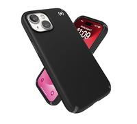 Speck Black iPhone 15 Case MagSafe - Slim Phone Case - Compatible with iPhone 14 & 13 - Presidio2 Pro Black/Slate Grey/White