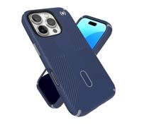 Speck Blue iPhone 16 Pro Case - MagSafe and ClickLock - Slim Phone Case - Presidio 2 Grip - Coastal Blue/Dust Grey