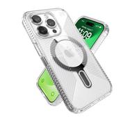 Speck Clear iPhone 15 Pro Case ClickLock NoSlip Interlock, Built for MagSafe...