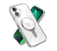 Speck GEMSHELL Grip +MS Case for iPhone 17 - Clear/Clear | Slim Protective Grip | Drop Protection | MagSafe Compatible