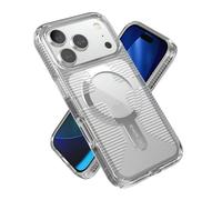 Speck GEMSHELL Grip +MS Case for iPhone 17 Pro - Clear/Clear | Slim Protective Grip | Drop Protection | MagSafe Compatible