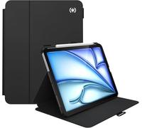 Speck iPad Air 11 Case M4 2026 Compatible with iPad Air 11-inch M4/M3/M2 (2026/2025/2024) with Pencil Holder, Drop & Camera Protection, Slim Multi Range Stand, Balance Folio - Black