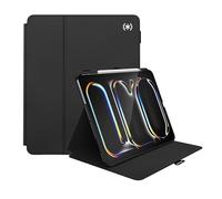 Speck, iPad Pro 7th Gen Case 12.9-13 Inch with Pencil Holder, Drop and Camera Protection, Multi-Angle Stand, Balance Folio Without Auto On/Off, Black/White