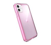 Speck iPhone 11 Case - Drop Protection, Shock-Absorbent Fits iPhone XR Case & iPhone 11 - Dual Layer Design, with Rubber Sheild & Slim Design - Pink Tint, Forever Pink GemShell