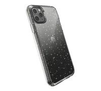 Speck iPhone 11 Pro Max Case - Presidio Clear + Glitter - Protective Ultra Thin Slim Hard Anti Scratch Cover - Clear/Glitter