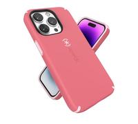 Speck IPhone 14 Pro Case - Built for MagSafe, Slim Phone Case with Drop Protection, Scratch Resistant - Soft Touch for 6.1 Inch Case IPhone 14 Pro - Sweet Coral, Light Coral CandyShell Pro