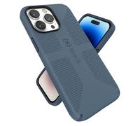 Speck iPhone 14 Pro Max Case - Drop Protection, Built for MagSafe, Scratch Resistant - No Slip Grip, Soft Touch Coating iPhone 14 Pro Max 6.7 Inch - Mystery Blue/Faded Denim CandyShell Pro