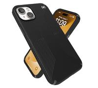 Speck iPhone 15 Plus Case - Built for MagSafe, Drop Protection Grip - for iPhone 15 Plus & iPhone 14 Plus - Soft Touch 6.7 Inch Phone Case - Presidio2 Grip Black/Slate Grey/White