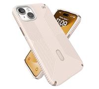 Speck iPhone 15 Plus Case - ClickLock No-Slip Interlock, MagSafe, Drop Protection Grip - for iPhone 15 Plus iPhone 14 Plus 6.7 Inch Phone Case - Presidio2 Grip Bleached Bone/Heirloom Gold/Hazel Brown