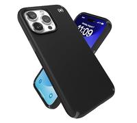 Speck iPhone 15 Pro Max Case - Built for MagSafe, Drop Protection - Scratch Resistant, Soft Touch, 6.7 Inch Phone Case - Presidio2 Pro Black/Slate Grey/White