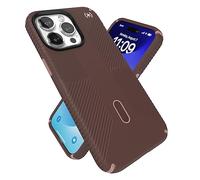 Speck iPhone 15 Pro Max Case - ClickLock No-Slip Interlock, Built for MagSafe, Drop Protection Grip - Scratch Resistant, Soft Touch 6.7 Inch Phone Case - Presidio2 Grip New Planet/Clay Tan/Warm Sand