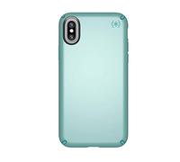 Speck iPhone XS/X Case, Metallic Finish Thin Slim Protective Hardshell Anti Scratch Shimmer Presidio Cover Case - Green