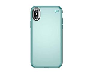 Speck iPhone XS/X Case, Metallic Finish Thin Slim Protective Hardshell Anti Scratch Shimmer Presidio Cover Case - Green