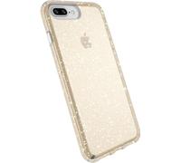 Speck Presidio Case with Shock Barrier for iPhone 6 Plus/6s Plus/7 Plus/8 Plus - Clear/Gold Glitter