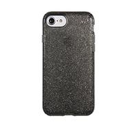 Speck Presidio Case with Shock Barrier for iPhone 7/8 - Onyx/Gold Glitter, 79989-5637