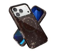 Speck Presidio LUX for iPhone 17 Pro Case, MagSafe-Compatible, Slim Protective Case, Luxury Shade/Gold Stars
