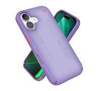 Speck Presidio LUX Grip for iPhone 17 Case, MagSafe-Compatible, Slim Protective Case, Purple Fade/Magic Purple/New Poppy