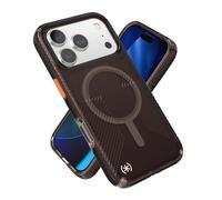 Speck Presidio LUX Grip for iPhone 17 Pro Case, MagSafe-Compatible, Slim Protective Case, Luxury Shade Matte/Orange