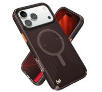 Speck Presidio LUX Grip for iPhone 17 Pro Max Case, MagSafe-Compatible, Slim Protective Case, Luxury Shade Matte/Orange