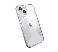 Speck Presidio Perfect-Clear with Grips Case for iPhone 13 with Microban, Clear