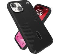 Speck Presidio2 Grip Case for iPhone 15/14/13/16e (6.1") - MagSafe Compatible with ClickLock, Slim Anti-Slip Grip, Drop & Scratch Protection - Black/Slate Grey/White