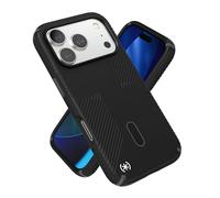 Speck PRESIDIO2 Grip for iPhone 17 Pro Case, ClickLock Interlock, Slim Protective Case, Black/Slate Grey/White