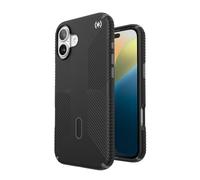 Speck Presidio2 Grip MagSafe and ClickLock Case for Apple iPhone 16 Plus, Black/Slate Grey