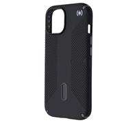 Speck Presidio2 Grip ClickLock No-Slip Interlock, MagSafe Compatible, Drop Protection Grip - For iPhone 15, 14, 13 (6.1 Inch) - Black/Slate Grey/White