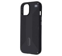 Speck Presidio2 Grip ClickLock No-Slip Interlock, MagSafe Compatible, Drop Protection Grip - For iPhone 15, 14, 13 (6.1 Inch) - Black/Slate Grey/White