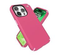 Speck Presidio2 Pro Case for iPhone 15 Pro Digital Pink Blossom Pink White | Built for MagSafe, Drop Protection, Scratch Resistant, Soft Touch, 6.1 Inch, Phone Case
