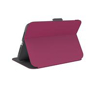 Speck Products Balance Folio iPad mini (2021) Case and Stand, Very Berry Red/Slate Grey