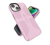 Speck Products Candyshell Grip Case fits iPhone 14, 6.1" Model, Compatible with MagSafe, Soft Lilac/Carnation Petal