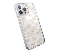 Speck Products Gemshell Print iPhone 13 Pro Max/iPhone 12 Pro Max Case, Golden Fall/Clear