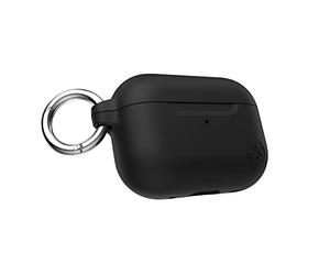 Speck Products Presidio W/Soft Touch for Airpods Pro 2nd/1st Generation Case, Black/Bright Silver