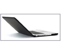 Speck Products See Thru Satin Soft Touch Hard Shell Case for 13-inch MacBook Pro Aluminum Unibody/Black Keyboard (Black) - Does Not Fit White Macbook