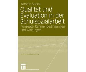 Speck - Qualitt und Evaluation in der Schulsozialarbeit - New paperba - X555z