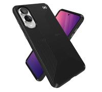 Speck Samsung Galaxy S25 Edge Case - Magnet Case, 13-Foot Drop Protection, No-Slip Grips - Magsafe - Raised Bezel and Enhanced Buttons - Presidio 2 Grip Black