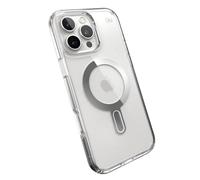 Speck Transparent MagSafe + ClickLock Case for iPhone 16 Pro Max - Presidio Slim and Transparent/Chrome