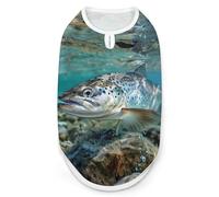 Speckled Sea Trout Dog Shirts Sleeveless T-Shirt Pet Tank Top Soft Summer Vests Clothes for Dogs And Cat S