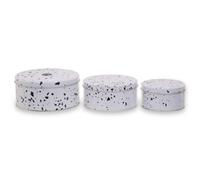 Speckled Set Of 3 Cake Storage Tins | Paice