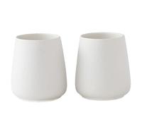 Speckled White Toothbrush Holder Set - 2Pcs Bathroom Ceramic Tooth Brushing Holders, Toothbrush Cup, Toothpaste Organizer for Countertop, Makeup Brush Holder, Pen Holder for Home Desktop Storage