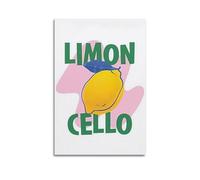 SPECLLY Limon Cello Poster Vintage Aesthetic Canvas Painting Wall Art For Living Room 20x30inch(50x75cm) Unframe-style