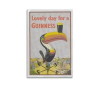 SPECLLY Lovely Day for A Guinness Poster Vintage Aesthetic Canvas Painting Wall Art For Living Room 24x36inch(60x90cm) Unframe-style