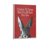 SPECLLY Rabbit Halabyu Poster Vintage Aesthetic Canvas Painting Wall Art For Living Room 08x12inch(20x30cm) Frame-style