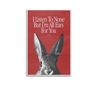 SPECLLY Rabbit Halabyu Poster Vintage Aesthetic Canvas Painting Wall Art For Living Room 12x18inch(30x45cm) Unframe-style