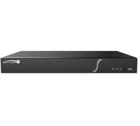 Speco N4NRM2TB 4-Channel 4K H.265 NVR with PoE; 2TB HDD; Real-Time 8MP Recording; Smart Analytics; HDMI & VGA Outputs; NDAA Compliant