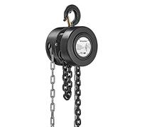 SPECSTAR Hand Chain Hoist 1250kg Capacity 3m with 2 Heavy Duty Hooks Manual Chain Fall for Warehouse Building Automotive Machinery